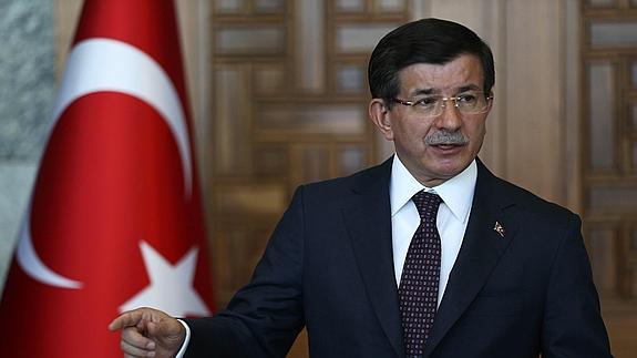 El primer ministro turco, Ahmet Davutoglu.