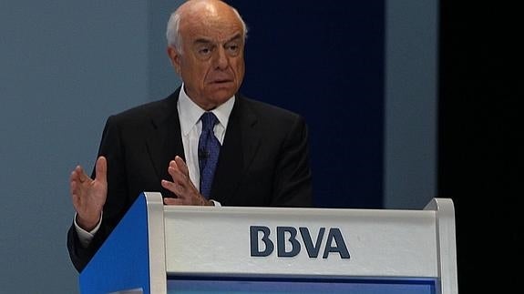 Francisco González, presidente del BBVA.