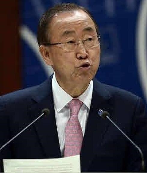 Ban Ki-moon, secretario general de la ONU.