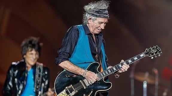 El guitarrista de los Rolling Stones, Keith Richards.