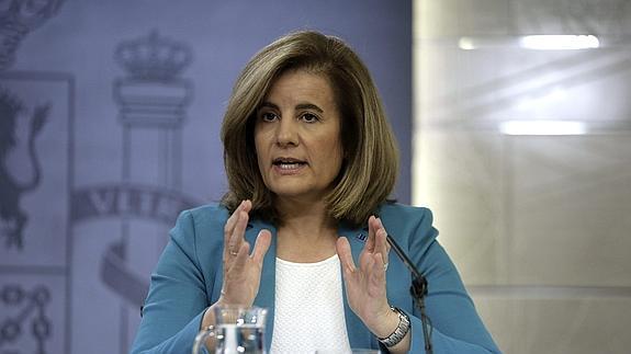 La ministra de Empleo, Fátima Báñez.