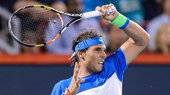 Nadal, durante el torneo de Montreal. 