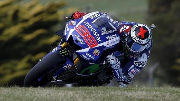 Jorge Lorenzo, en Phillip Island. 