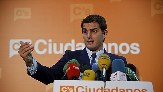 El presidente de Ciudadanos, Albert Rivera.