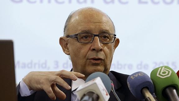 El ministro de Hacienda, Cristóbal Montoro.