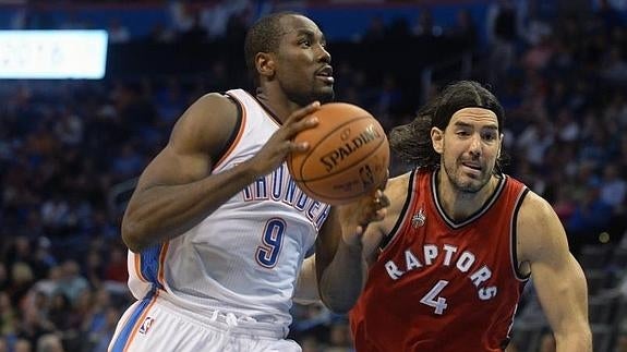 Ibaka y Luis Scola. 