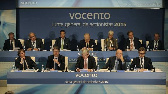 Junta general de accionistas 2015 de Vocento.