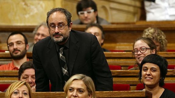 El diputado de la CUP Antonio Baños en el Parlament.