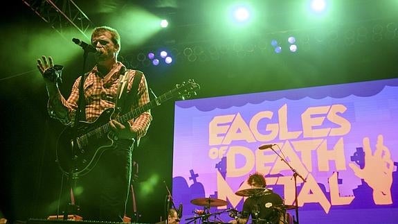 Jesse Hughes, líder de la banda Eagles of Death Metal.