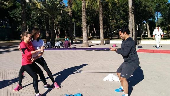 Llara González, una de las entrenadoras de la plataforma.