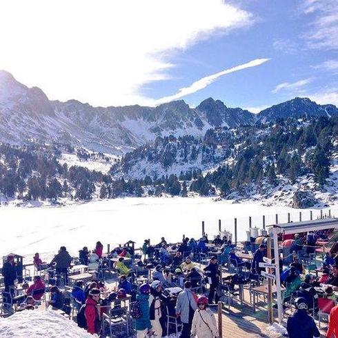 Así lució la estación de Grandvalira durante el pasado puente