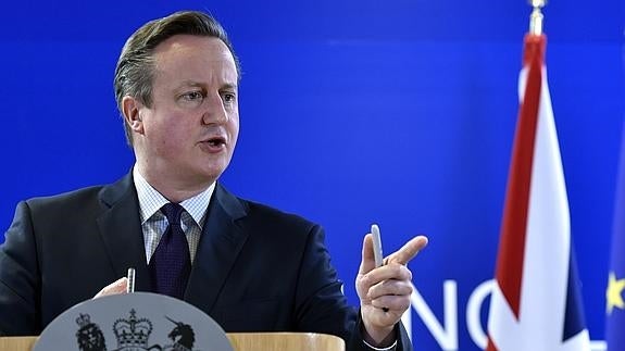 El primer ministro británico, David Cameron.