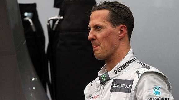 Michael Schumacher, en su etapa en Mercedes. 