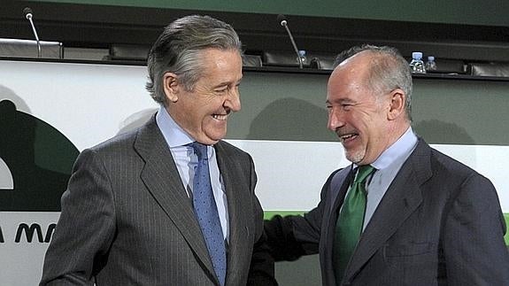 Miguel Blesa y Rodrigo Rato, en 2010.