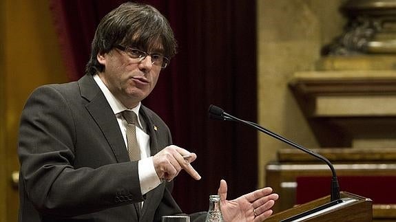 El presidente de la Generalitat, Carles Puigdemont.