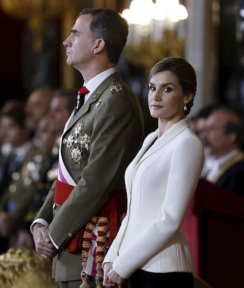 Los Reyes Felipe y Letizia. 