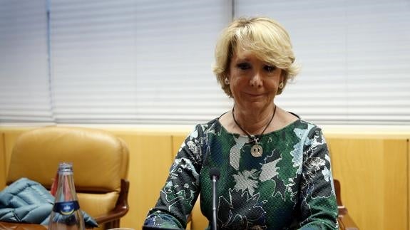 Esperanza Aguirre. 