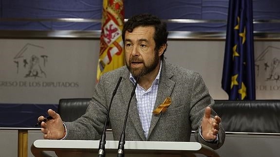 El secretario general de Ciudadanos en el Congreso, Miguel Gutiérrez. 