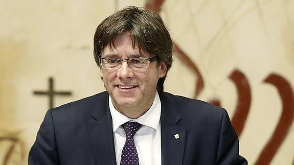 El presidente de la Generalitat, Carles Puigdemont. 