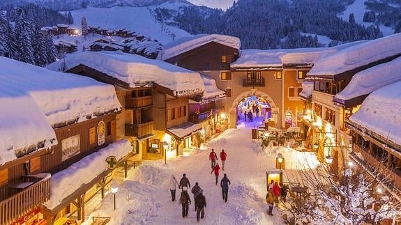 La estación de Valmorel es una de las más bellas de los Alpes franceses