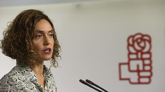 La secretaria de Estudios y Programas del PSOE, Meritxell Batet.