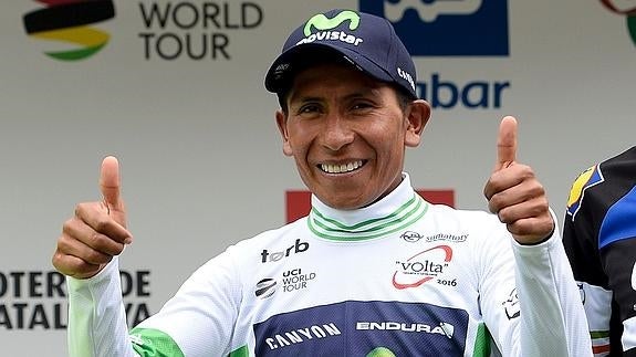 Nairo Quintana, ganador de la Volta. 