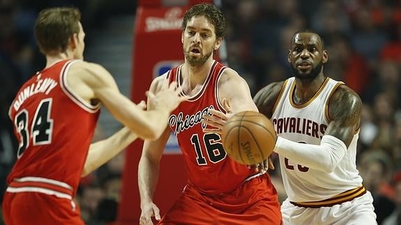 Pau Gasol, durante el partido. 