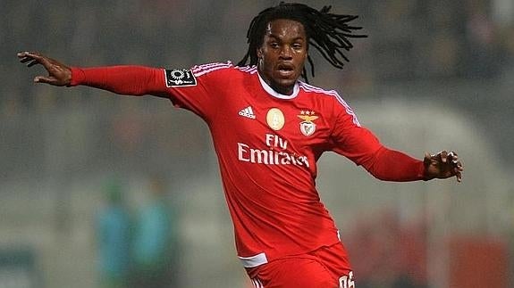 Renato Sanches, con el Benfica. 