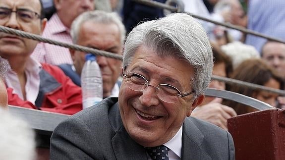 Enrique Cerezo, en la plaza de toros de Las Ventas. 