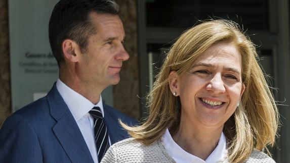 La infanta Cristina y su marido, Iñaki Urdangarin. 