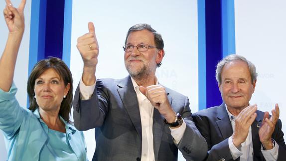 Mariano Rajoy en el mitin de Lérida.