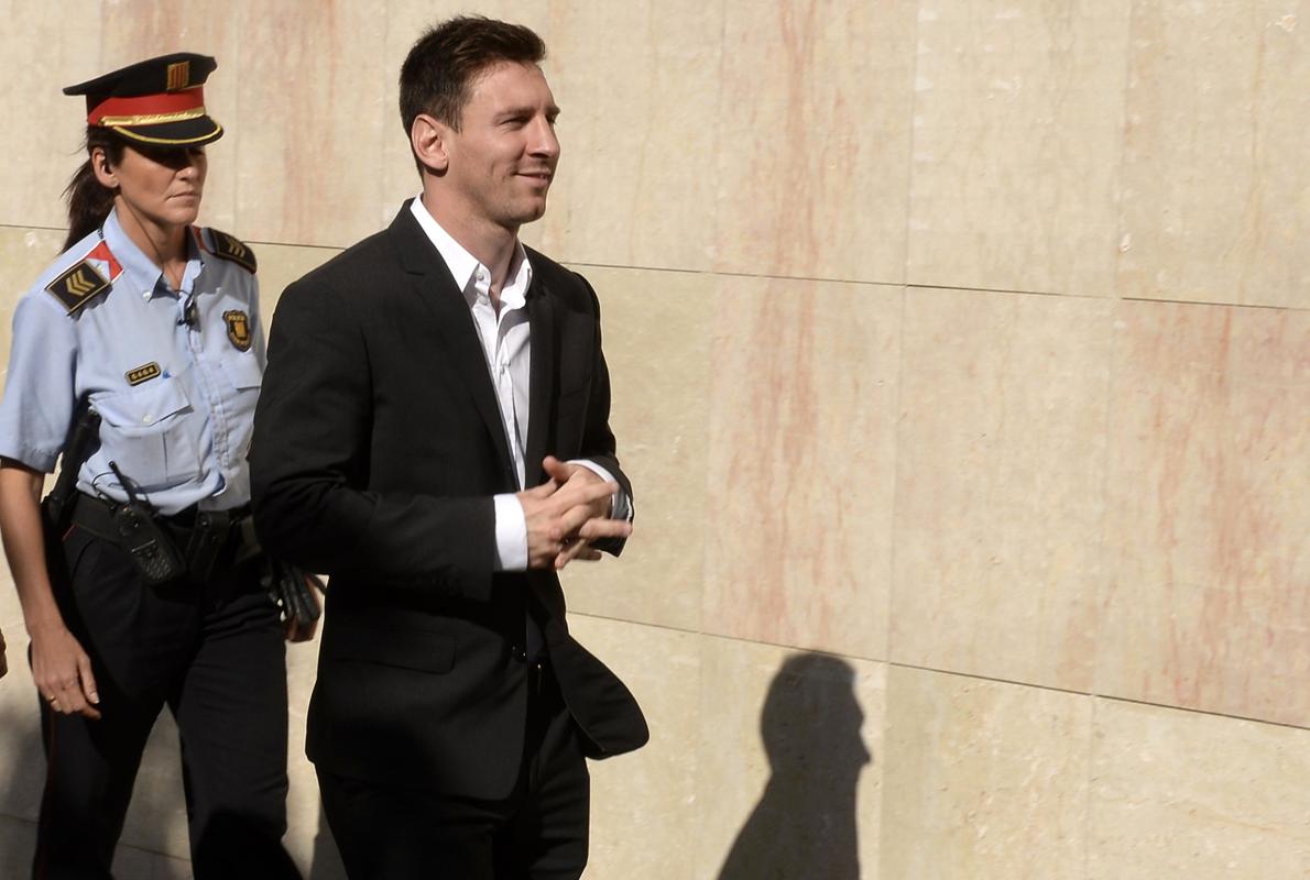 Messi, entrando en el juzgado de Gavá en una foto de archivo. 