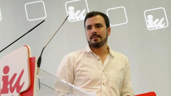 Alberto Garzón, coordinador federal de IU.