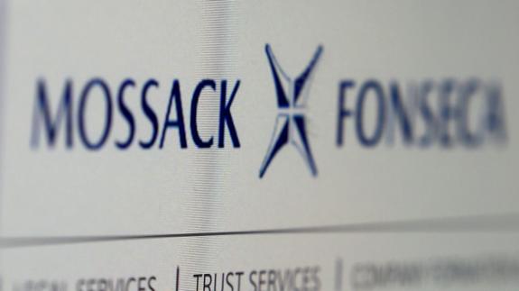 Logotipo del bufete de abogados Mossack Fonseca, en Panamá.