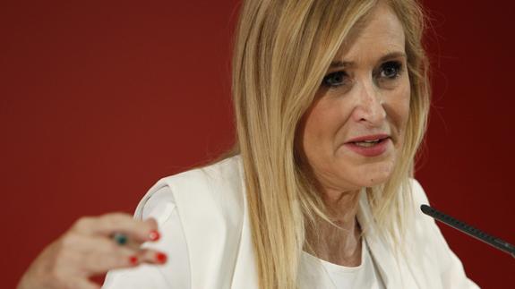 La presidenta madrileña, Cristina Cifuentes.