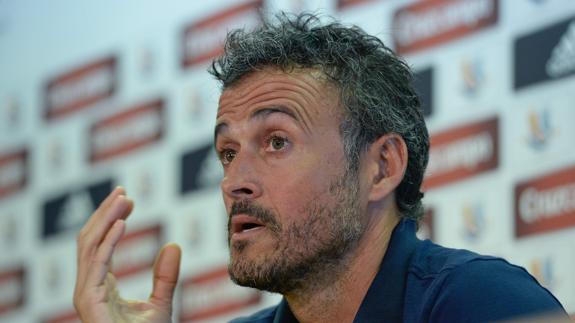 El entrenador del FC Barcelona, Luis Enrique.