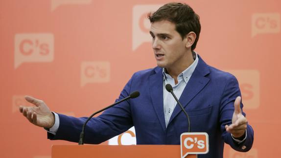 El presidente de Ciudadanos, Albert Rivera.