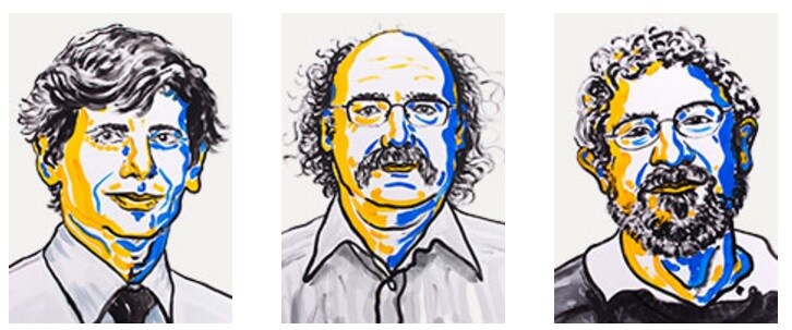 Los tres ganadores del Nobel de Física 2016