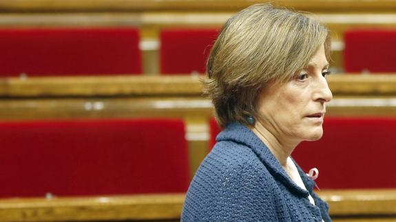 La presidenta de la Cámara catalana, Carme Forcadell.