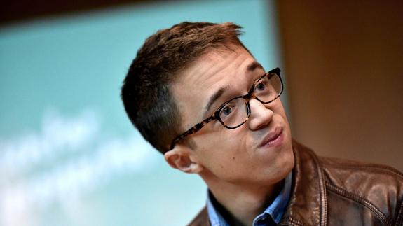 Íñigo Errejón, este sábado en Madrid.