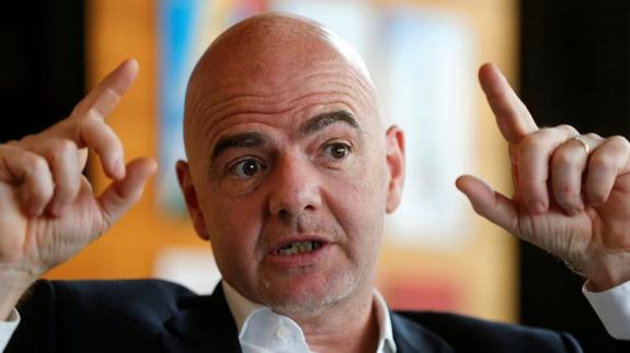 Gianni Infantino, presidente de la FIFA. 