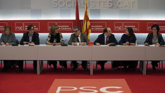 La ejecutiva del PSC.