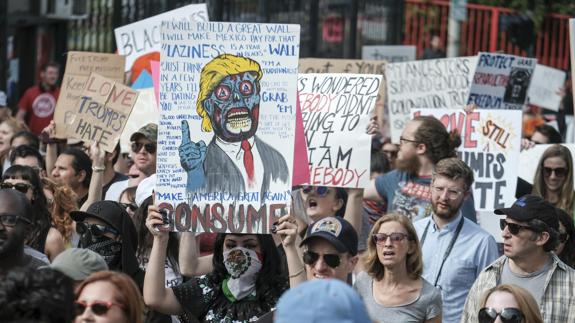 Protestas contra Trump en EE UU.