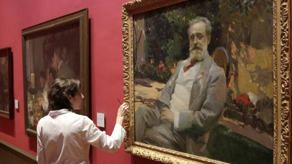 "Retrato de Raimundo de Madrazo" de Joaquín Sorolla.