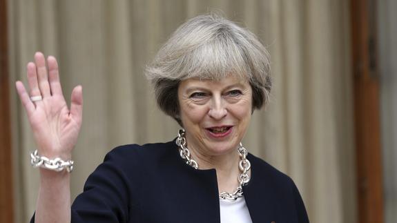 La primera ministra británica, Theresa May.