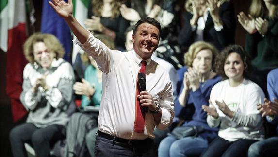 El ex primer ministro italiano, Matteo Renzi.