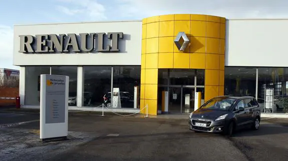 Un concesionario de Renault.