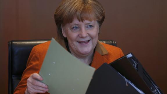 Angela Merkel.