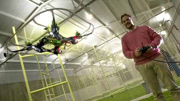 David Cerrato, cofundador del primer aerodrónomo cubierto.