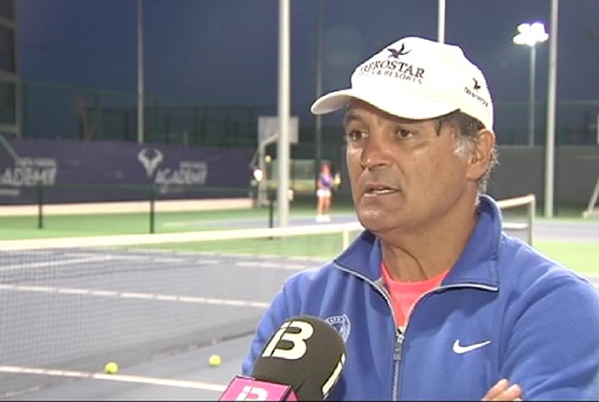 Toni Nadal, atendiendo este martes a IB3